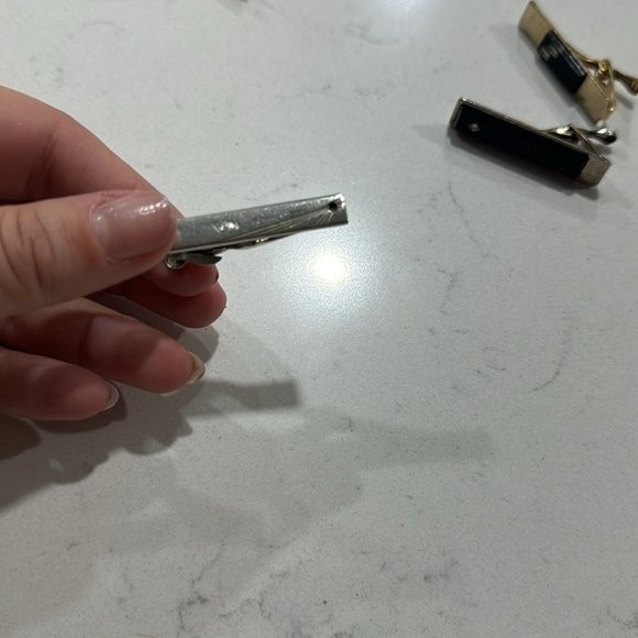 🥁final price🥁 Set of vintage tie clips - Picture 3 of 7